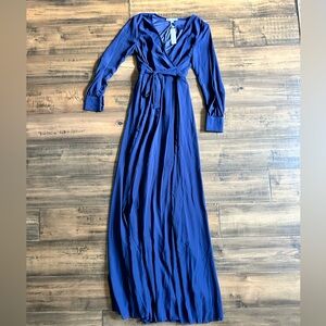 Baltic Born Navy Blue Maxi Dress